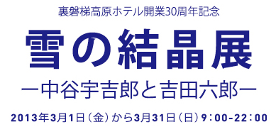 雪の結晶展
