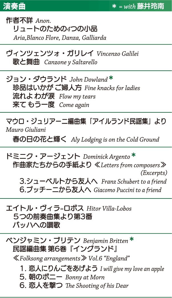 大萩 康司 ギターリサイタル