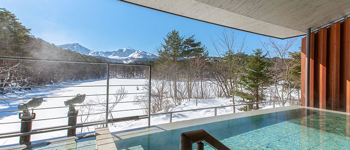 冬：「展望露天風呂　四季の湯」